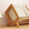 Estantería de escritorio sencilla, revistero, estantería de almacenamiento para documentos de oficina, libros, estante organizador de utilidades económico para estudiantes