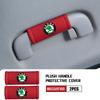AAFO1 Car Logo Handle Protection Cover Roof Pull Gloves Auto Interior Accessories For Skoda S Kodiaq Octavia 2 3 Yeti Karoq Rapid
