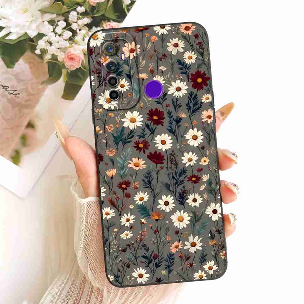 For Oppo Realme 5 Case Soft Silicone Stylish Butterfly Phone Cases For Realme 5 Realme5 RMX1911 RMX1919 Case Cover Bumper