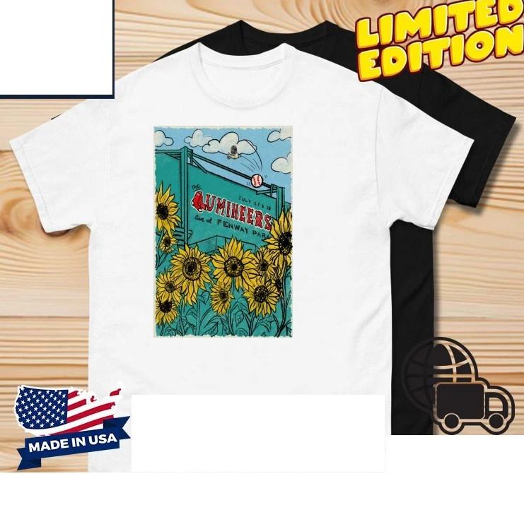 

The Lumineers 2025 July 17-18 Fenway Park, Boston Concert T-shirt, size S-4XL 3XL