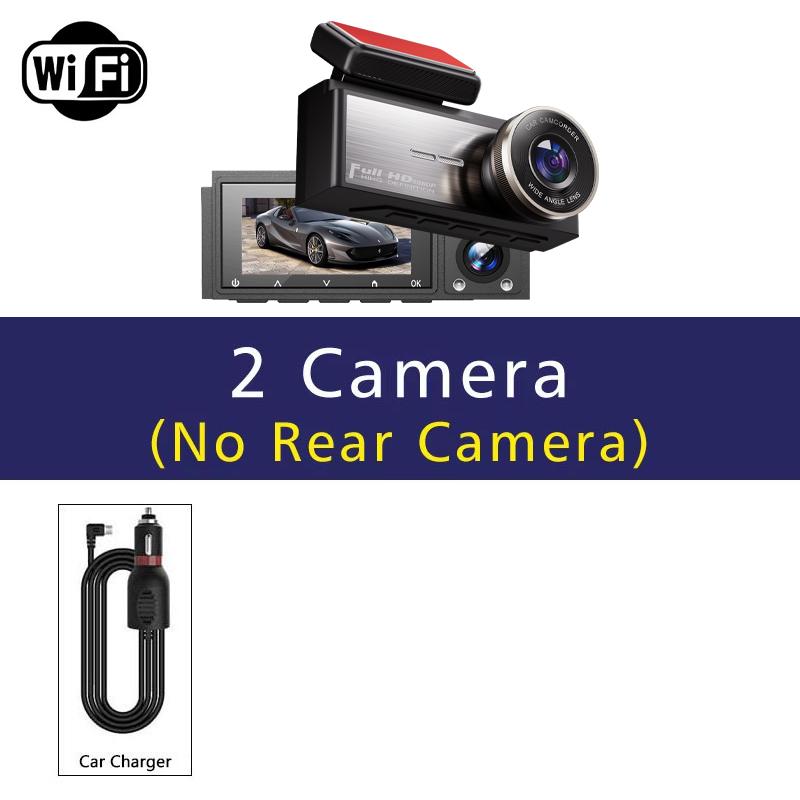 3 Channel Dash Cam HD 1080P Wifi Inside Vehicle Car DVR Three Way Lens Camera DVRs Recorder Video Registrator Dashcam Camcord