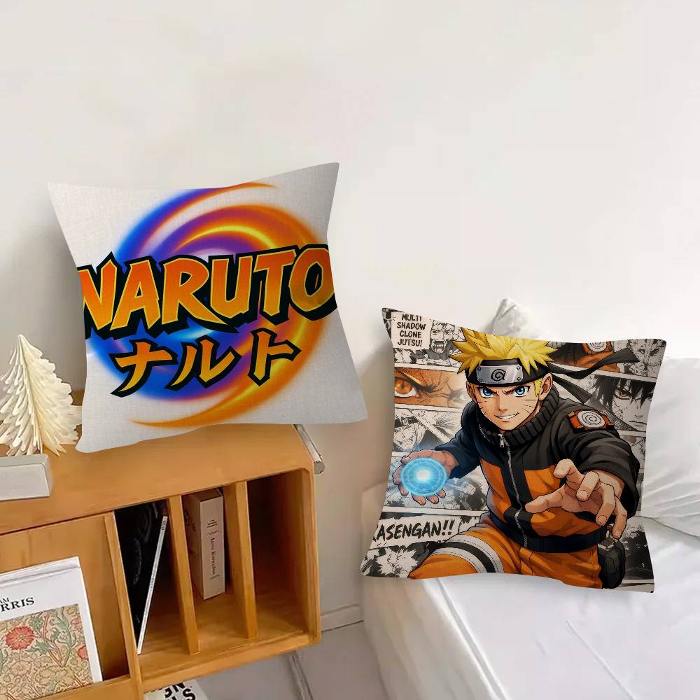 Anime Uzumaki Naruto  Cushion Cover 30x50 Polyester Sofa Cushions Decorative Throw Pillows Home Decoration Pillowcover