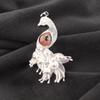 Natural Black Rhodonite Gemstone 925 Sterling Silver Jewelry Chain Pendant 2" CP-21-23