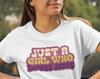 Just a Girl Who Loves Jesus T-Shirt: Christian Faith Tee