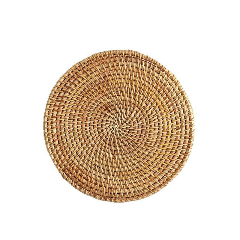 Rattan Weave Heat-Resistant Table Mat & Coaster Set