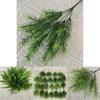 Realistic Faux Greenery Sprays Plastic Stems For Wedding Backdrops And Wall Art 75 Chars