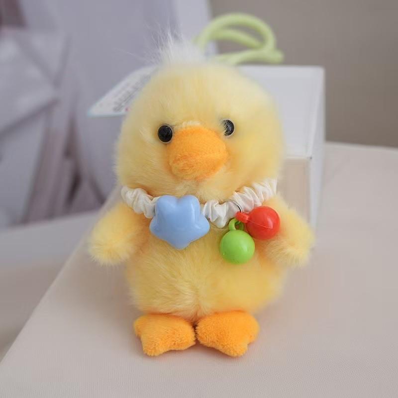 Cute Animal Plush Keychain With Pp Cotton Filling For Bags And Travel Accessories