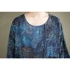 DIMANAF 2026 Summer Beach Women Plus Size Vintage Lady Long Dress Loose Oversize Maxi Print Cotton New