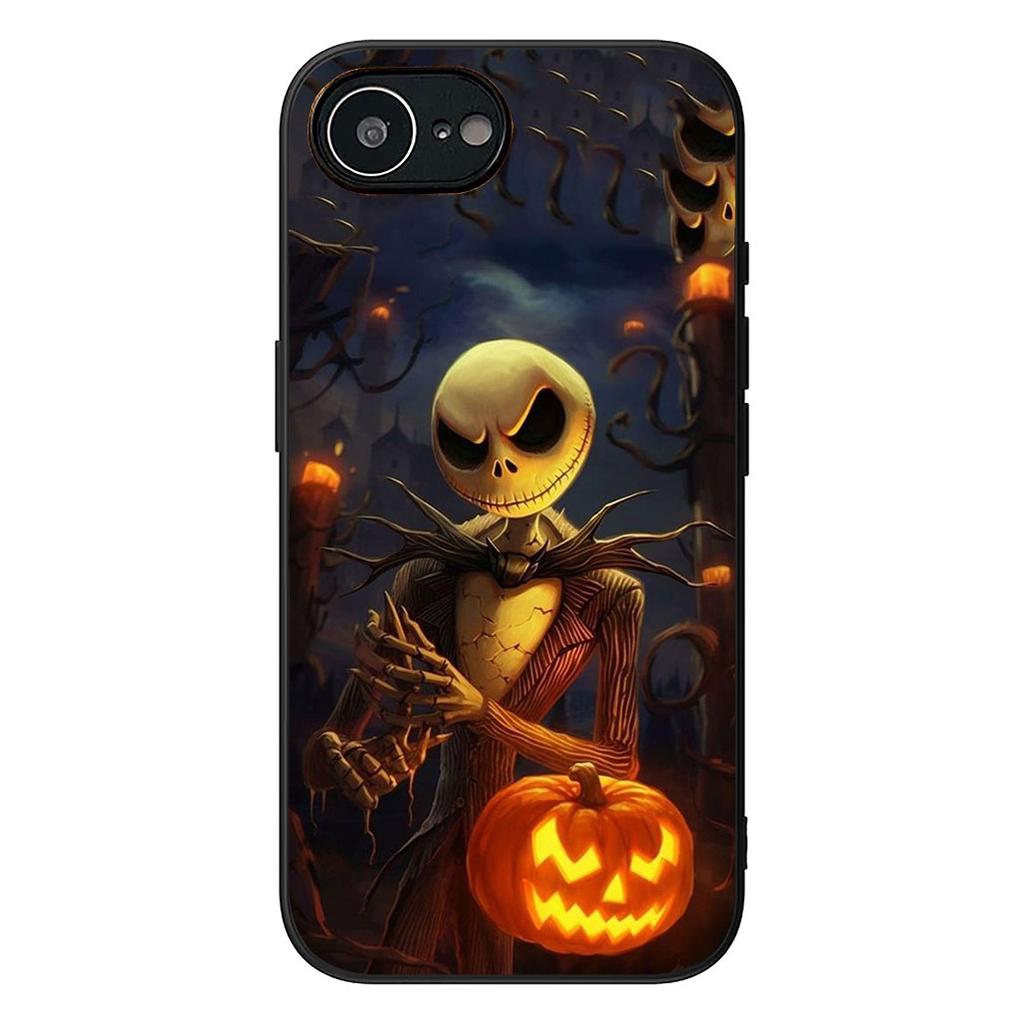 Little Ghost with Halloweens Pumpkin Skull Phone Case for Samsung Galaxy Note 20 9 10 S8 S10 Lite S9 Plus A54 A53 A21S S10E A17