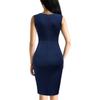 Women's Fashion Color Sleeveless Dress