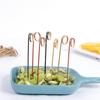 Disposable Decorative Eco-friendly Appetizers Picks Fancy Sticks Ring Toothpick Cocktail Skewer