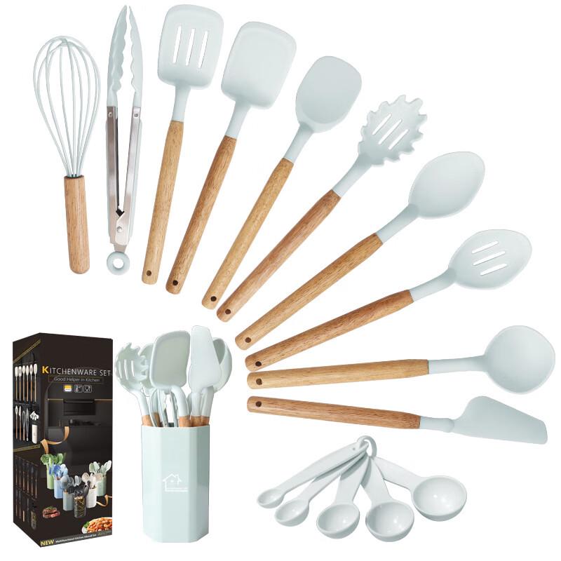 ZISIZ 12-Piece Silicone Cooking Utensil Set