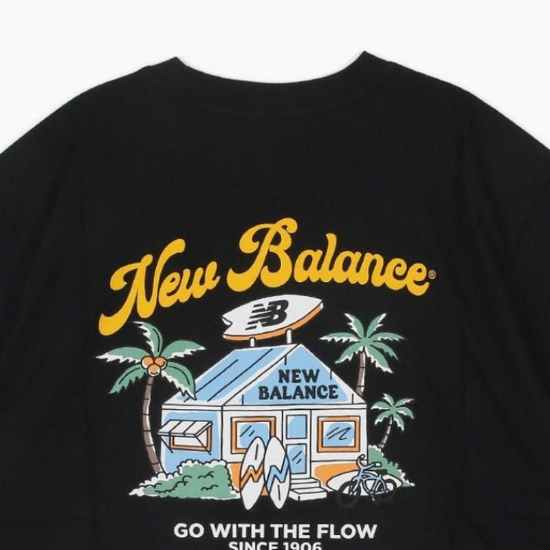 New Balance Half Club  Uni Nb Board Shop Short Sleeve Tee Semi Overfit Nbnefco243 19