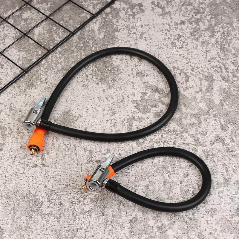 Reifenfüllschlauch M6 Verriegelbarer Luftdruckprüfer Mit Luftschlauch, Standard-Reifenventil Feingewinde, Füllschlauchadapter