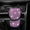 Rhinestone Bling Car Interior Accessories Set Steering Wheel Protective Case  Car Protection
