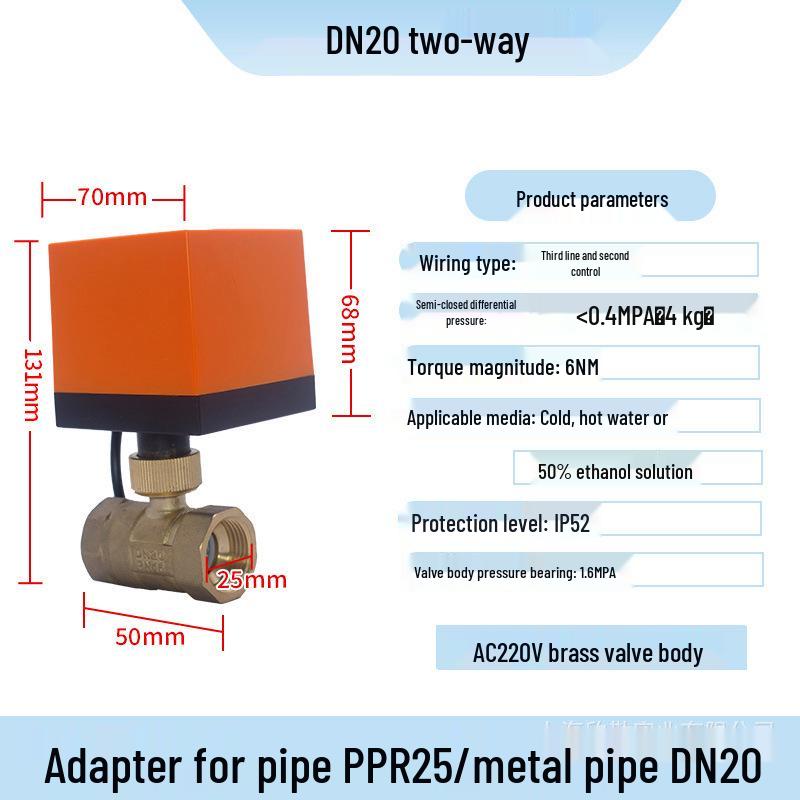 Zweiwege Messing Elektromagnetisches Solar-HVAC-Ventil: Temperaturregelung, Normalerweise offen/geschlossen, Zwei-/Draht-Kugelhahn.