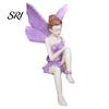 Multi-room Decorative Item Flower Fairy Ornaments, Beautiful And Fine Carving Figurines, Bedroom Piece Resin Sculpture for Home Patio Balcony
