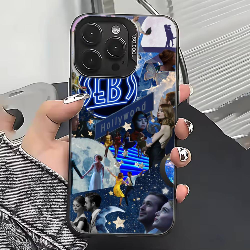 Film La La Land Phone Case For iPhone 17,16,15,14,13,12,11 Plus,Pro Max,XS,Colorful Silver Black Cover