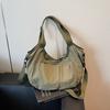 Large-capacity cloth bag women's new one-shoulder tote bag trendy and light tote bag casual messenger bag