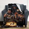 Lord Rings Personalized Text Blanket Multi-purpose Personalized Blanket Warmthful Decor Perfect for Nap Living Room Couch Office for All Occasions