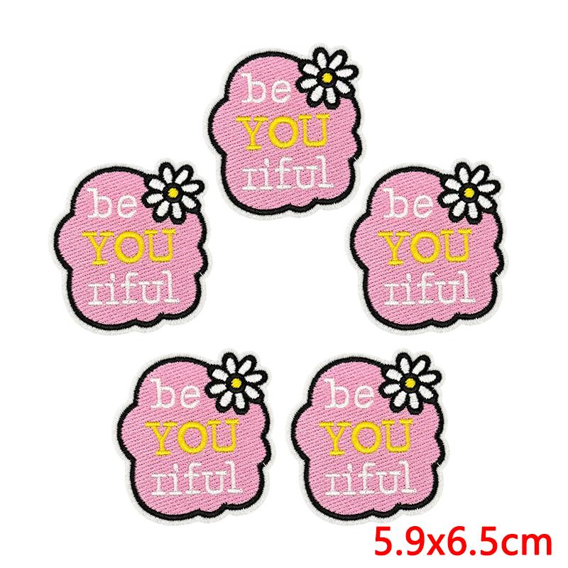 5pcs Wholesale Cartoon Jesus Embroidered For Clothes Iron On Patches For Clothing Hats Backpack Jackets Sew Embroidery Badges