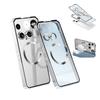 Coque Bumper Cadre Hybride Magnétique TPU Électroplaqué de Luxe pour Nothing Phone 3 5G Dos Transparent Givré Housse antichoc