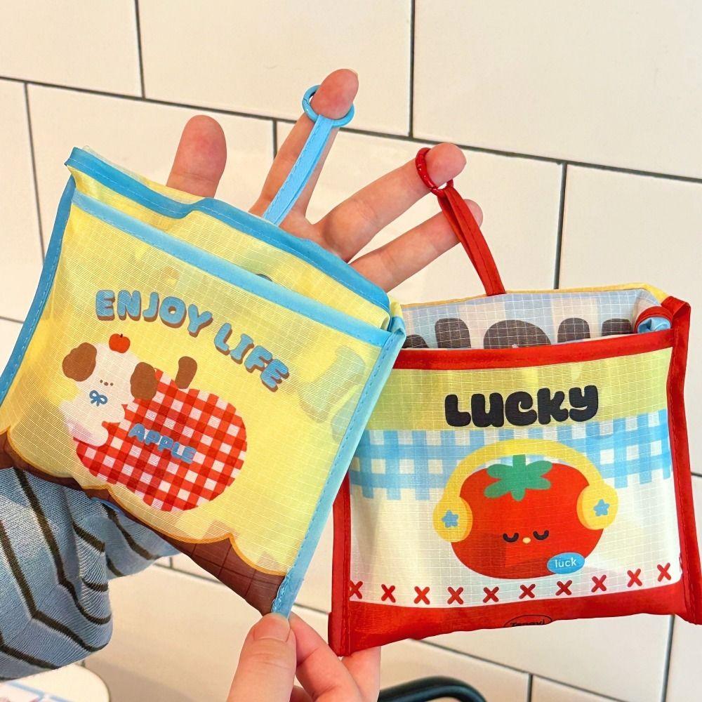Waterproof Folding Storage Bag Eco-Friendly Handheld Bag Portable Vegetable Storage Bag Storage
