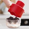 Easy-Press Cherry Pitters 7 Holes Red Date Pitting Remover Olive Seed Squeeze Tool Kitchen Fruit Corer With Splatter Protector