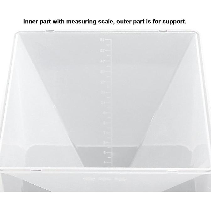 FUNSHOWCASE Pyramid Resin Epoxy Mold for Womens Jewelry Making, Polymer Clay, Soap Making, Cabochon Crystal Gemstone Crafting Projects Extra Large