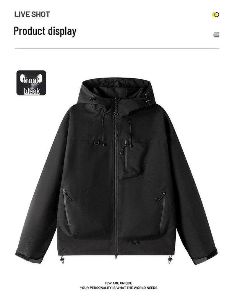 Couple's Dopamine Color Block Windbreaker - Unisex, Windproof, Versatile Outdoor Jacket