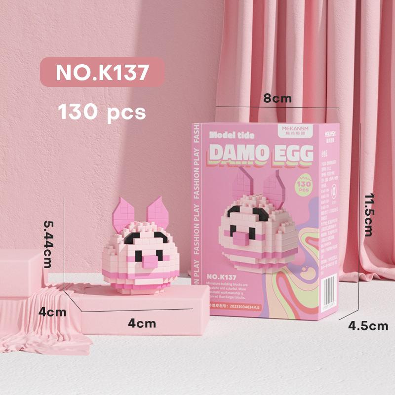 Stitch Building Blocks Anime Kawaii Cartoon mini Action Children's Figures Blocks Bricks Assemble DIY Toys Gift for Kids