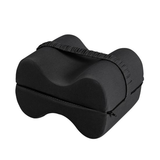 

Подушка для ног для спящих на боку Подушка-разделитель для колен из пены с памятью Подушка для облегчения боли в лодыжках для сна Циркуляция крови Выравнивание позвоночника Ишиас Беременность чёрный