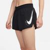 Nike Swoosh Run Breathable Woven Shorts Women Bottoms Black DD4924-010