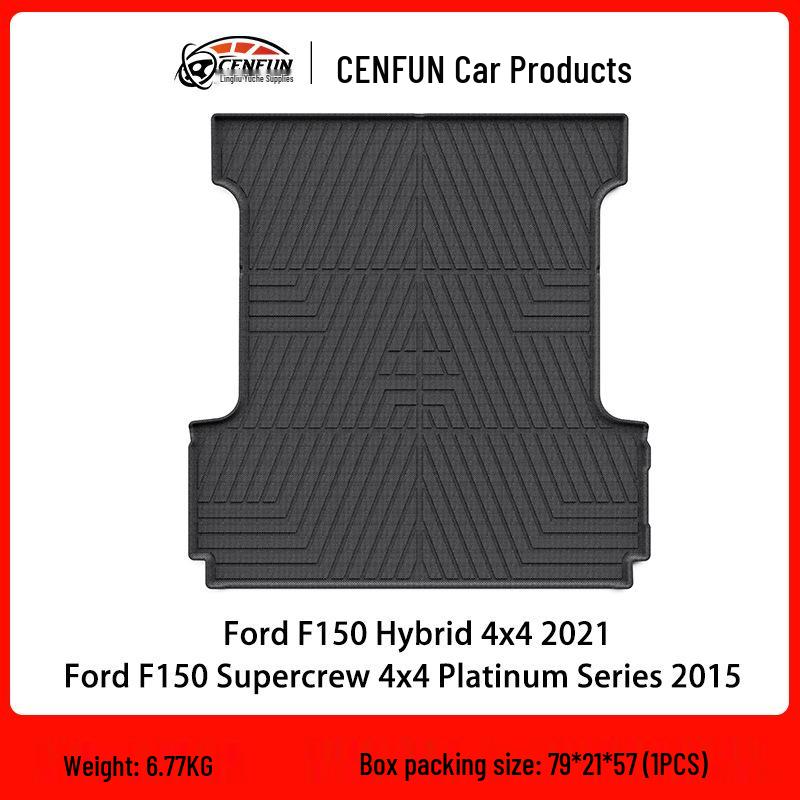 Ford Raptor F150 Tailgate Mat: Waterproof, Wear-Resistant, Eco-Friendly TPE Trunk Floor Mat