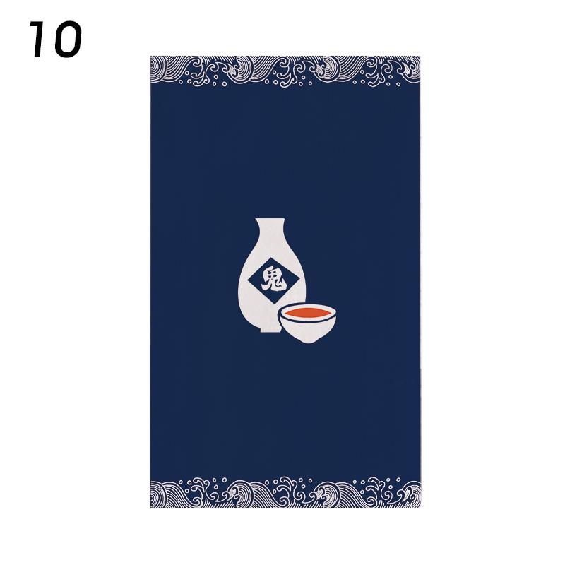 Japanese Style Door Head Half-curtain Noren Cuisine Izakaya Sashimi Seafood Restaurant Decor Short Curtains Kitchen Partition