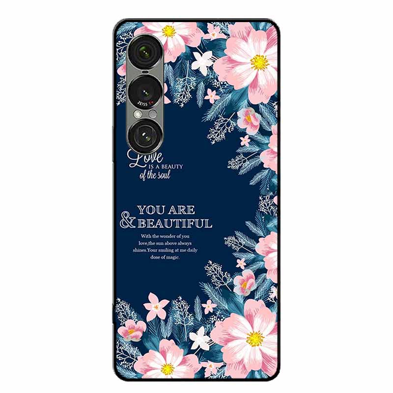 For Sony Xperia 1 VII / 1 VI / 1 V Cases Fashion Protective Silicone Back Cover For Xperia 1 VII Back Phone Capa Xperia 1V Funda