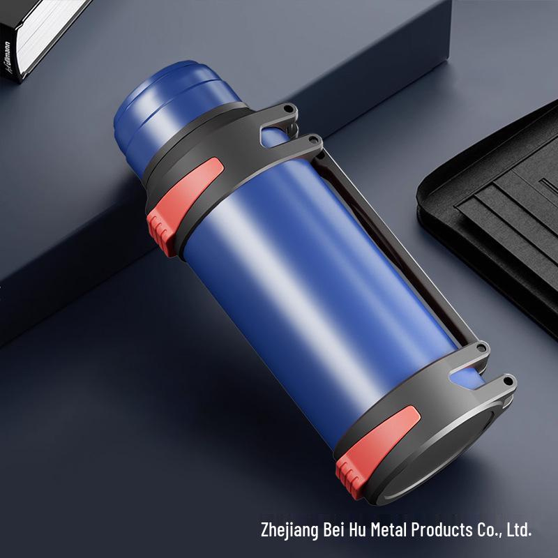 

Чайник з нержавіючої сталі 304 великої місткості з термоізоляцією - Портативна дорожня пляшка для води для чоловіків 1200ml