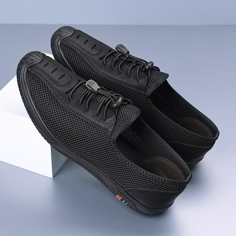 Fashion Retro Style Summer Men Sneakers Lightweight Soft Mesh Flats Non-slip Man Casual Shoe Outdoor Sports Footwear Breathable Trainers