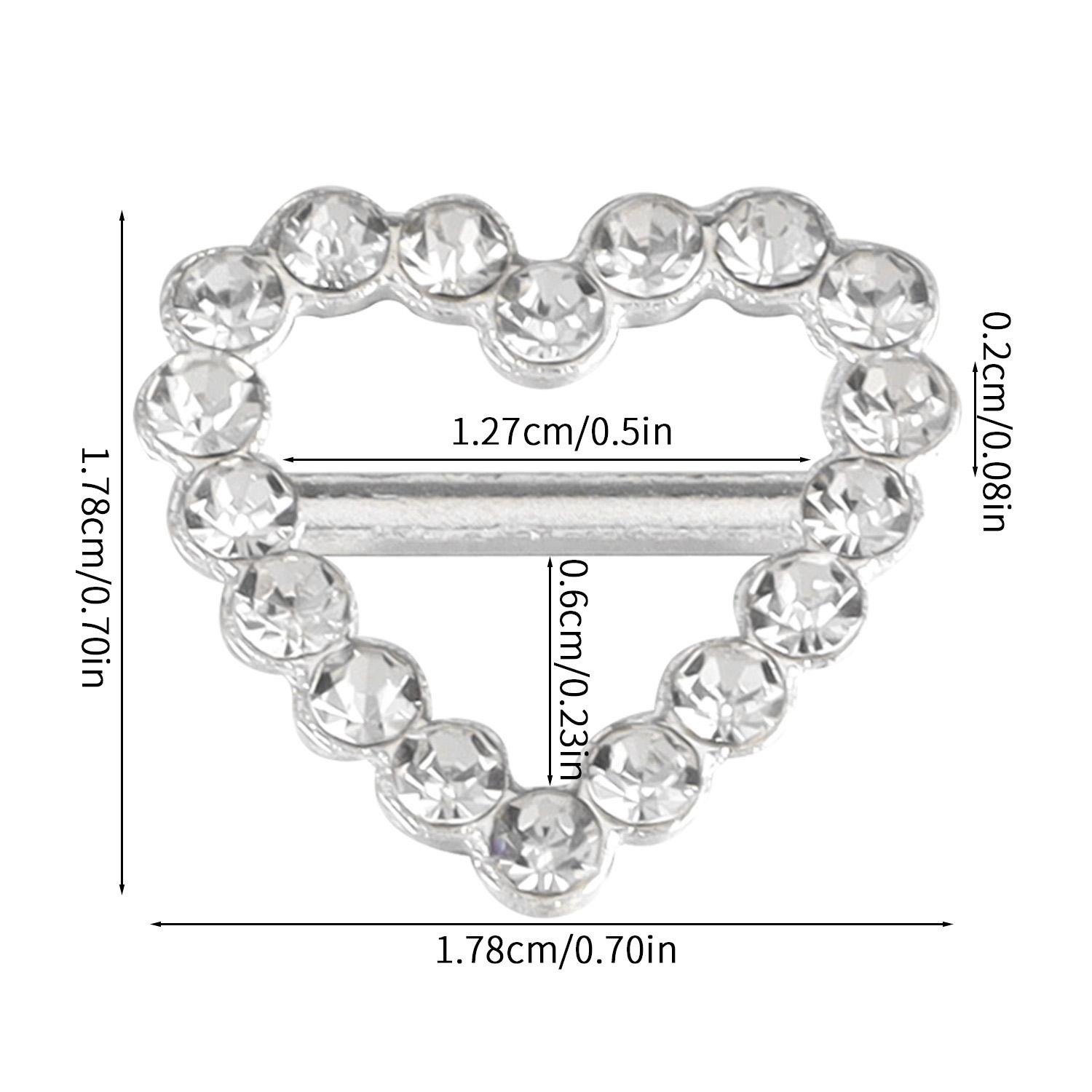 

5/10pcs/Set Variety Rhinestone Buckles Wedding Invitation Card Decoration DIY Hair Accessories 5pcs
