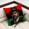 For Marcus Garvey Black Red Green Africa Panafrikanische Flagge Throw Pillow Case Sham Square Car Pillowcase Pad Cushion Cover