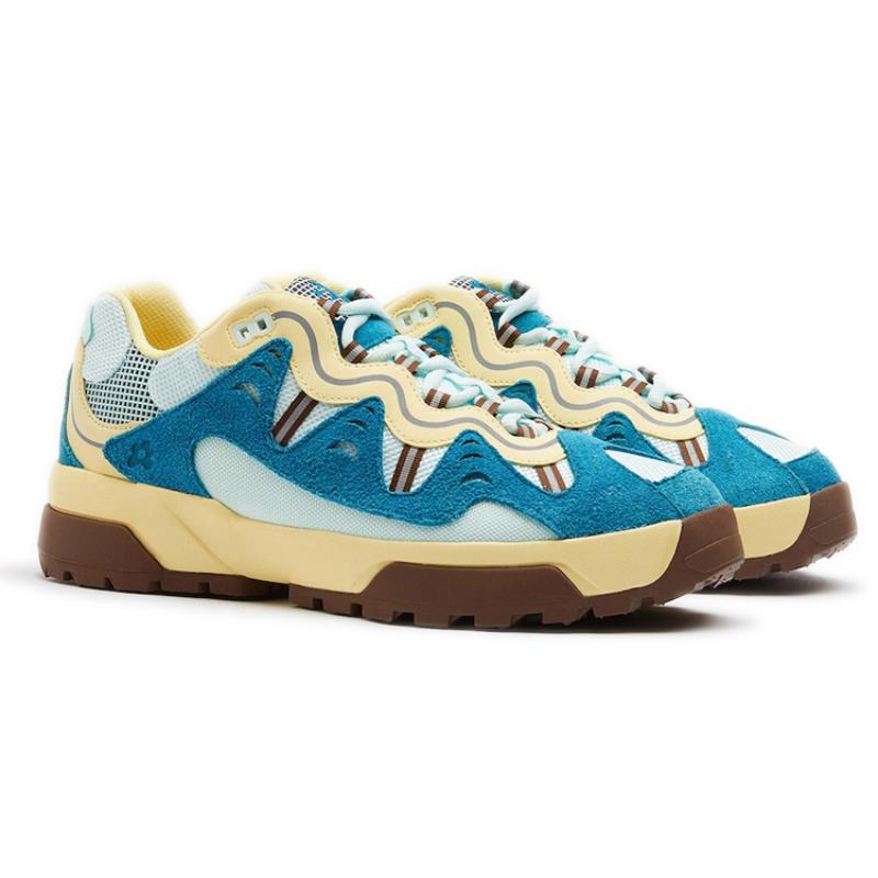 Golf le Fleur x Converse Gianno Ox Fabric Leather Low-Top Lifestyle Casual Shoes Unisex Blue and Yellow