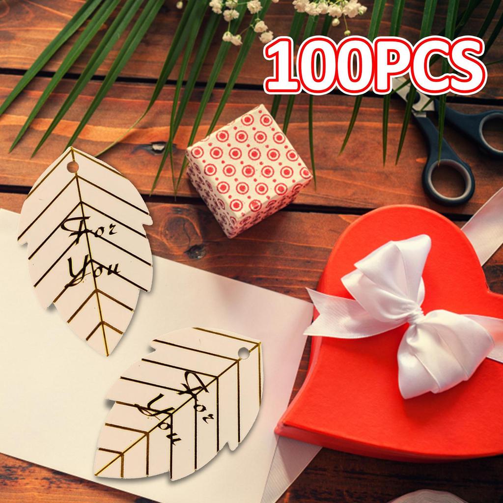 100 Pieces Gift Tags for Paper Creative Hang Hanging Baby Show Favors