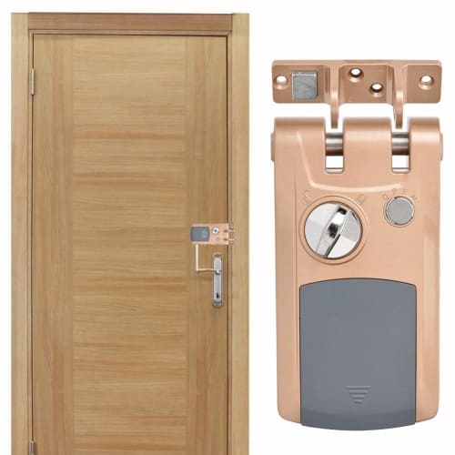 Estink Intelligent Door Lock, Anti-Theft Security System with 4 Remote Controllers for Home Apartment Warehouse Garage