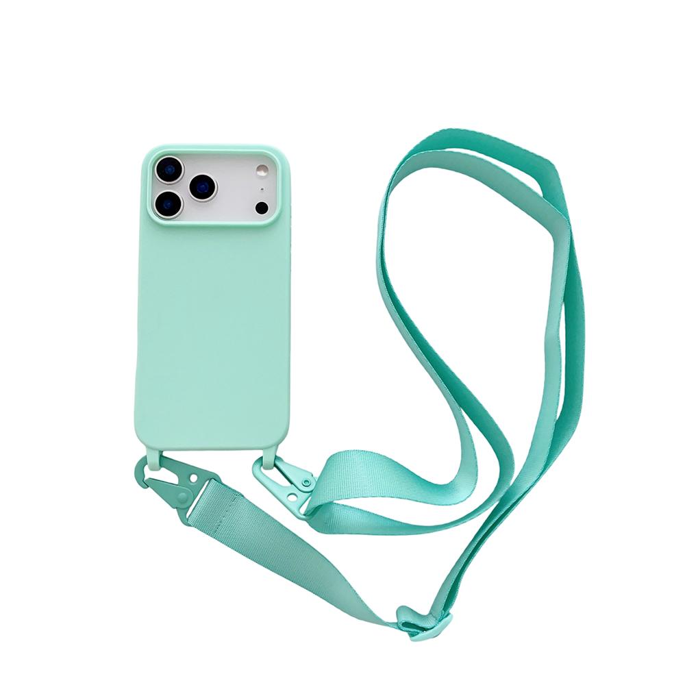 Crossbody Lanyard Silicone Case For iPhone 17 Air 17 16 15 14 13 12 11 Pro Max X XR Max 7 8 Plus Samsung S25 S24 23 Ultra Plus S25 FE A16 A56 A06