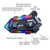 Motorradhelm-Headset BT5.3 Rauschunterdrückung Bunte Lichter Kopfhörer IPX6 Wasserdichte Unterstützung