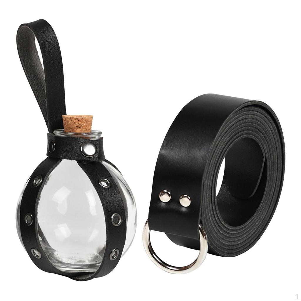 Viking Belt PU Leather Medieval 240cm Renaissance Costume Set Cosplay