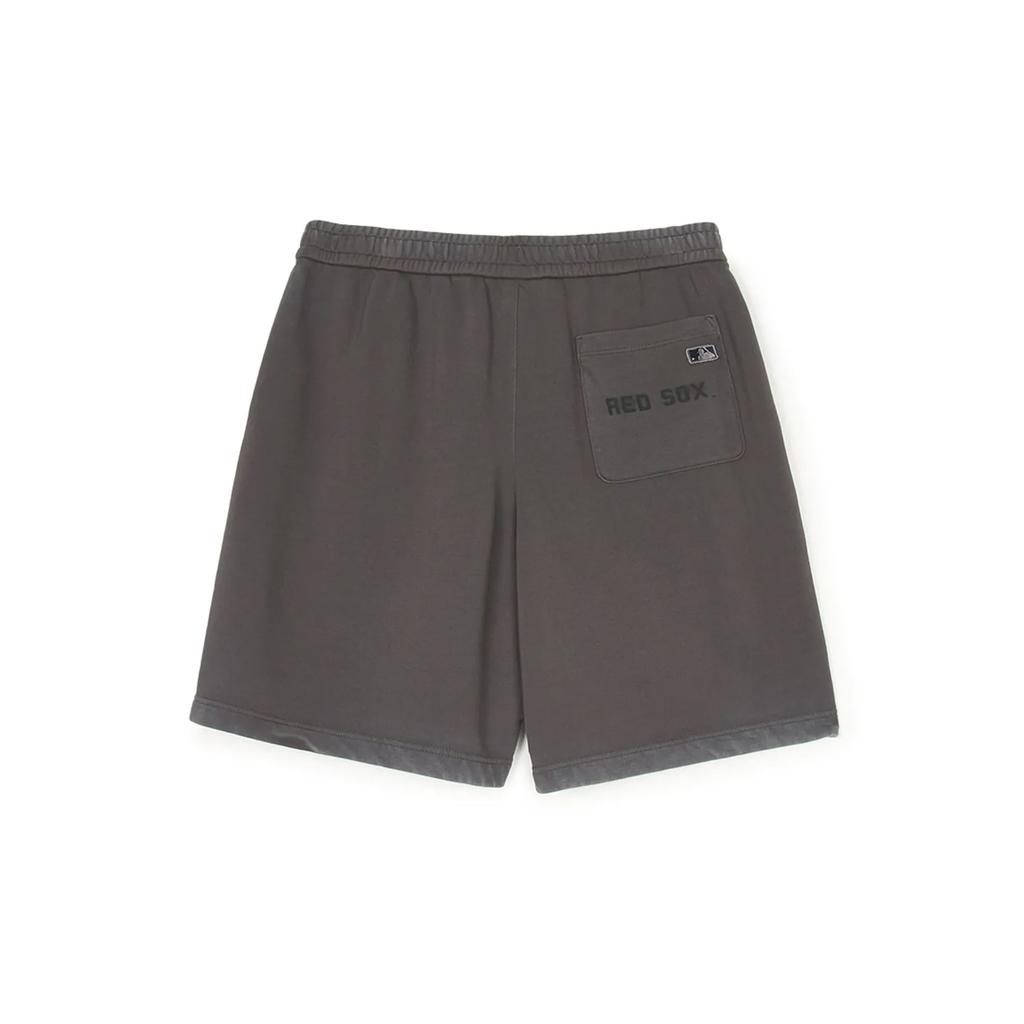MLB Basic Series Boston Red Sox SS25 Vintage Wash Distressed Loose Casual Shorts Unisex Shorts Gray 3ASPB2053-43CGD