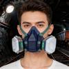 Respirator Mask Half Mask Gas Mask Safe Reusable Respiratory Protection Against Dust Chemicals Pesticides Security Protection