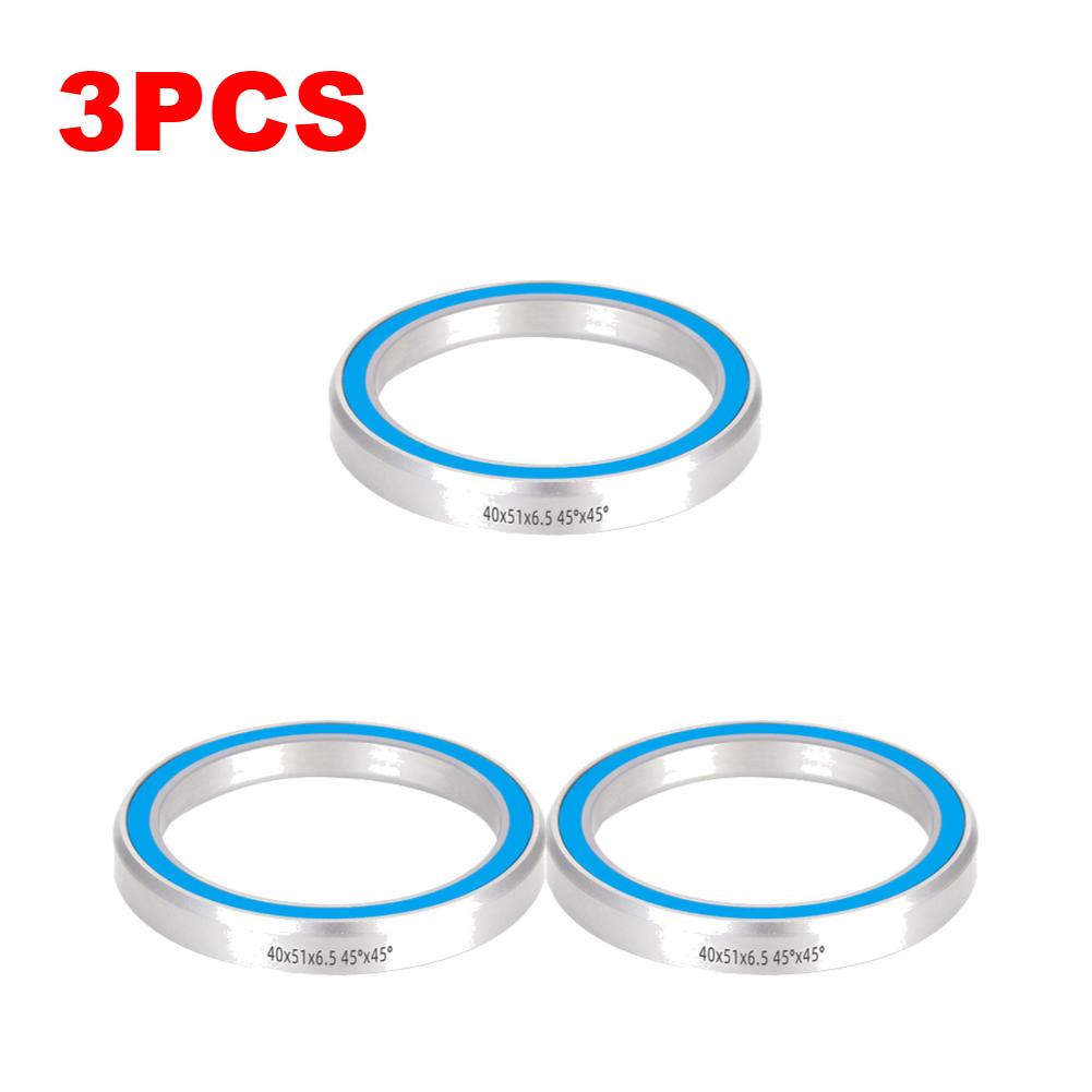 1/3/5PCS Bike Headset Steel Bearing Wear Resistance Steering Bearings 41/41.8/51/52MM Waterproof Repair Steel Parts Accessories