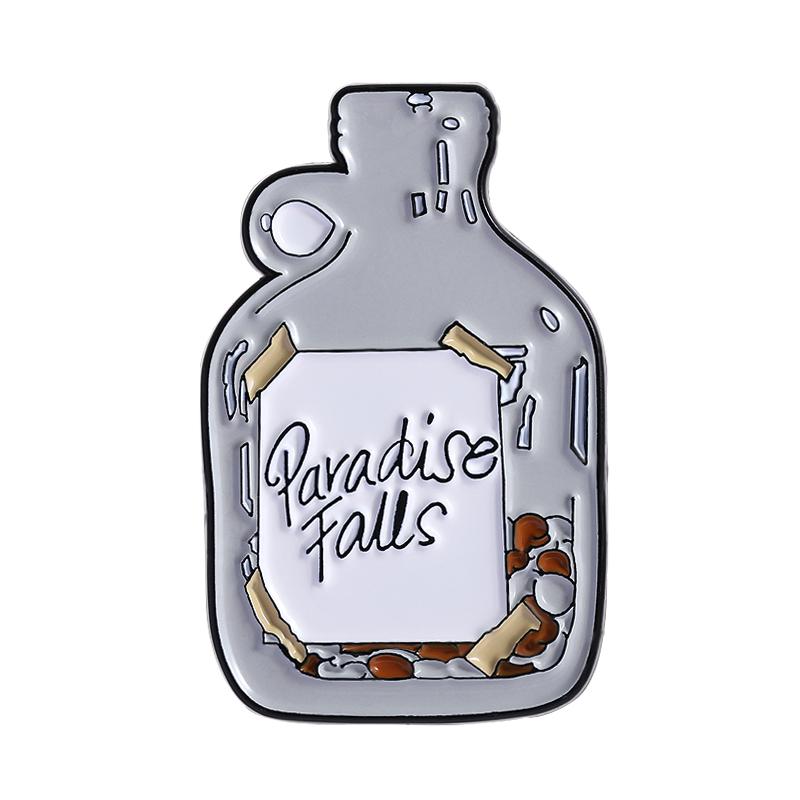 

Paradise Falls Enamel Pins Custom MY ADVENTURE BOOK Brooches Lapel Badges Clothes Gothic Jewelry Gift for Friends